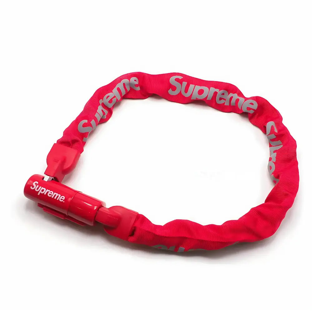 Kryptonite Supreme Lock Integrated Chain Red For Urban Cyclists