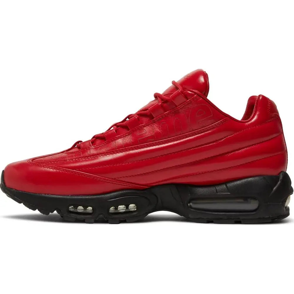 Nike X Supreme Air Max 95 Lux Supreme Red - Side View