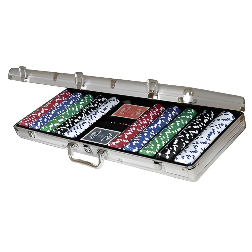 500 Poker Chip Set in Aluminium Case 4