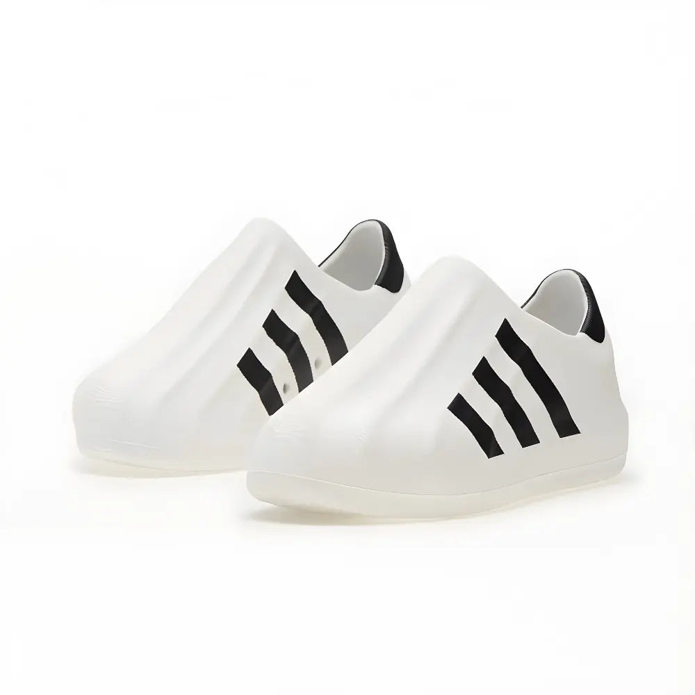 Adidas Superstar Adifom White Black - Angled Image