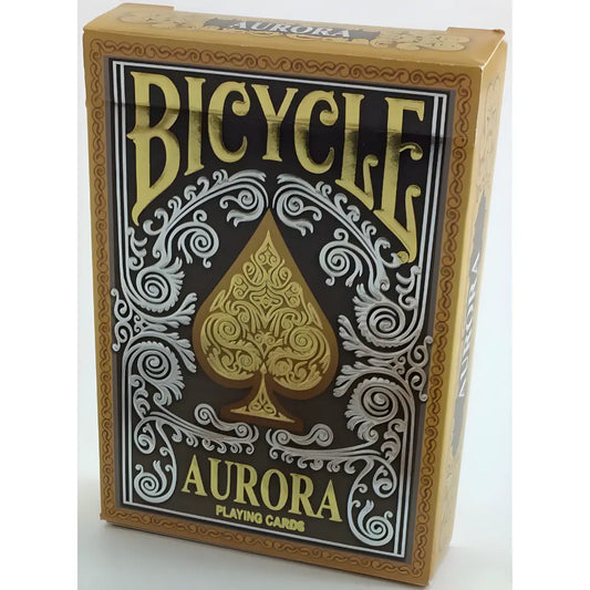 Bicycle Aurora Premium Gold Silver Deck 1