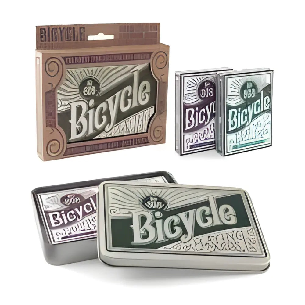 Bicycle Collectors Ton 2 Decks Green And Purple 1