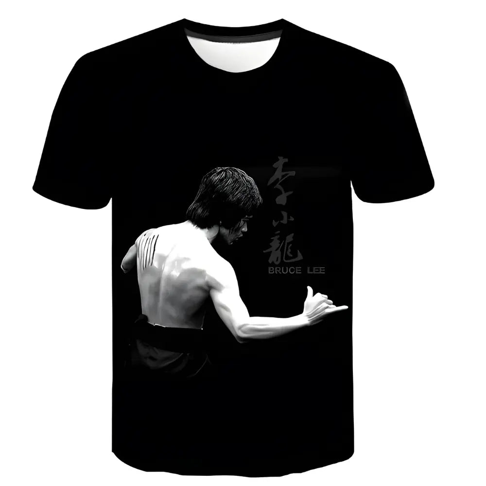 Bruce Lee T-Shirt Vintage Black And White Sole Full Of Soul