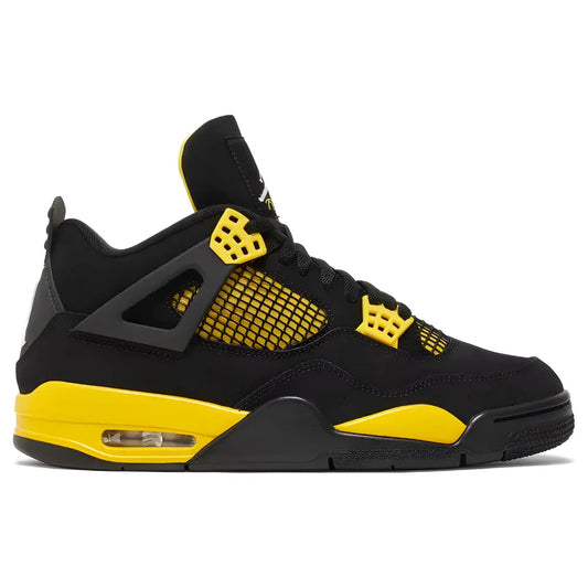 Jordan 4 Retro Black And Tour Yellow 1