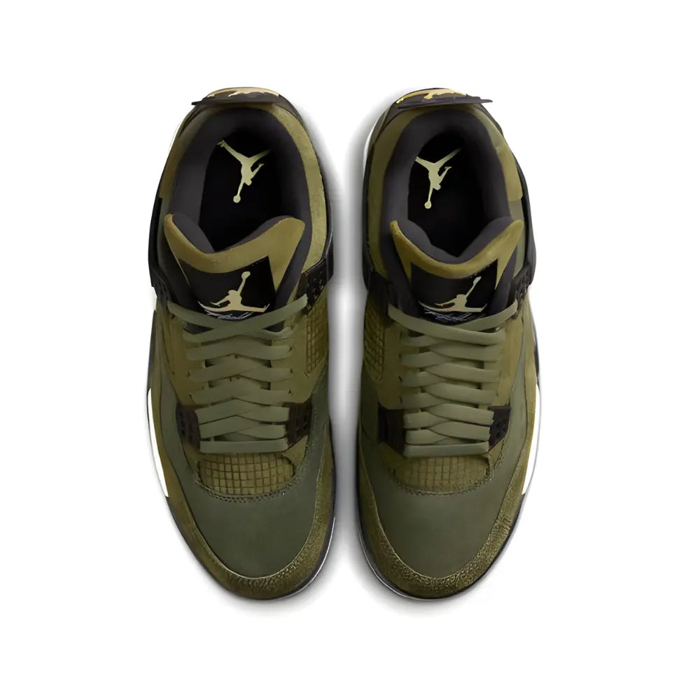 Jordan 4 Retro Medium Olive And Pale Vanilla Jordan