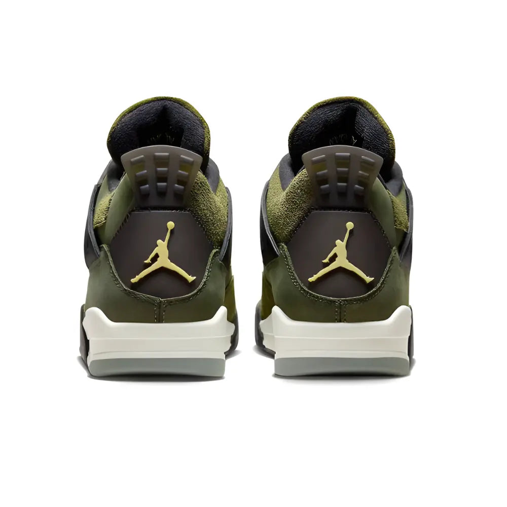 Jordan 4 Retro Medium Olive And Pale Vanilla Jordan