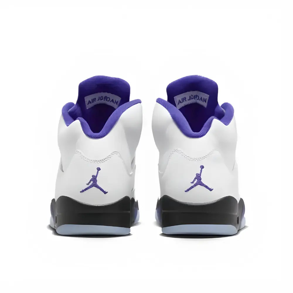 Jordan 5 Retro Dark Concord - Jordan Logo Cloesup