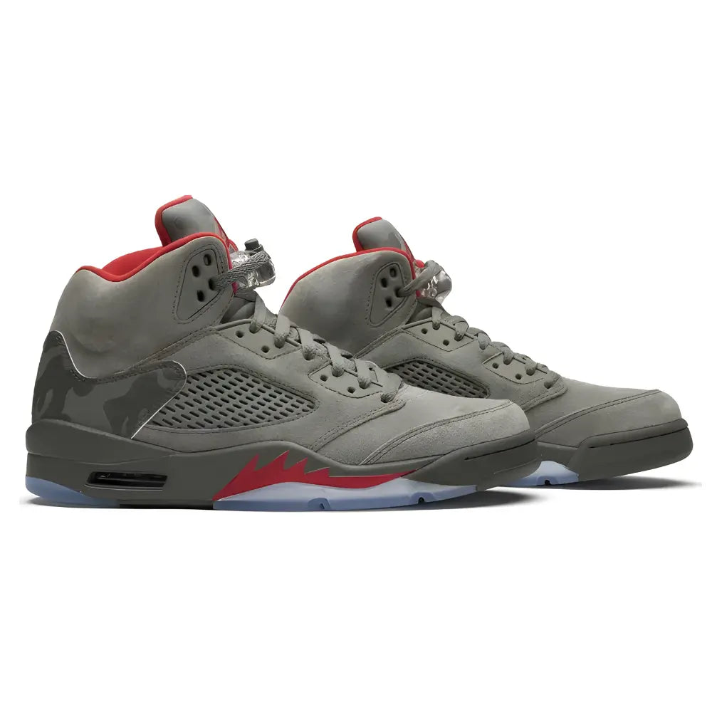 Jordan 5 Retro Dark Stucco And University Red 3