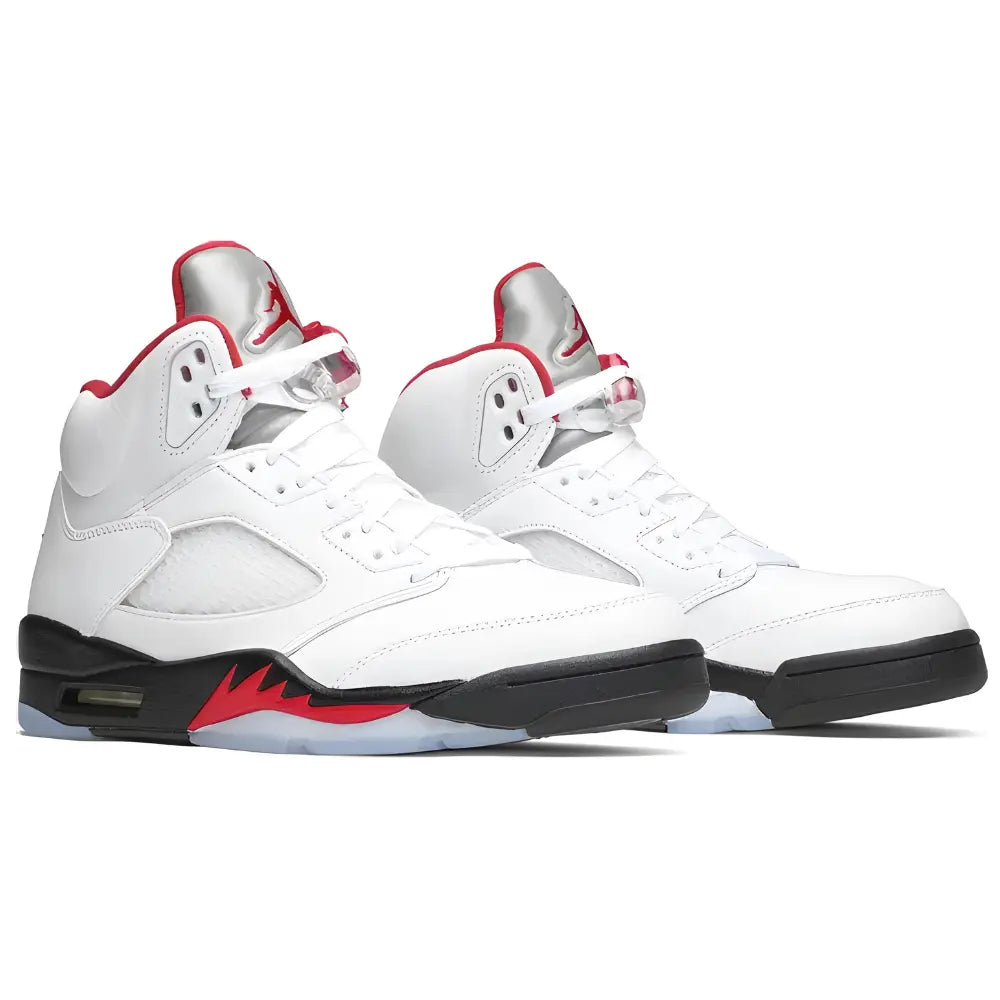 Jordan 5 Retro Fire Red Silver Tongue 2020 3