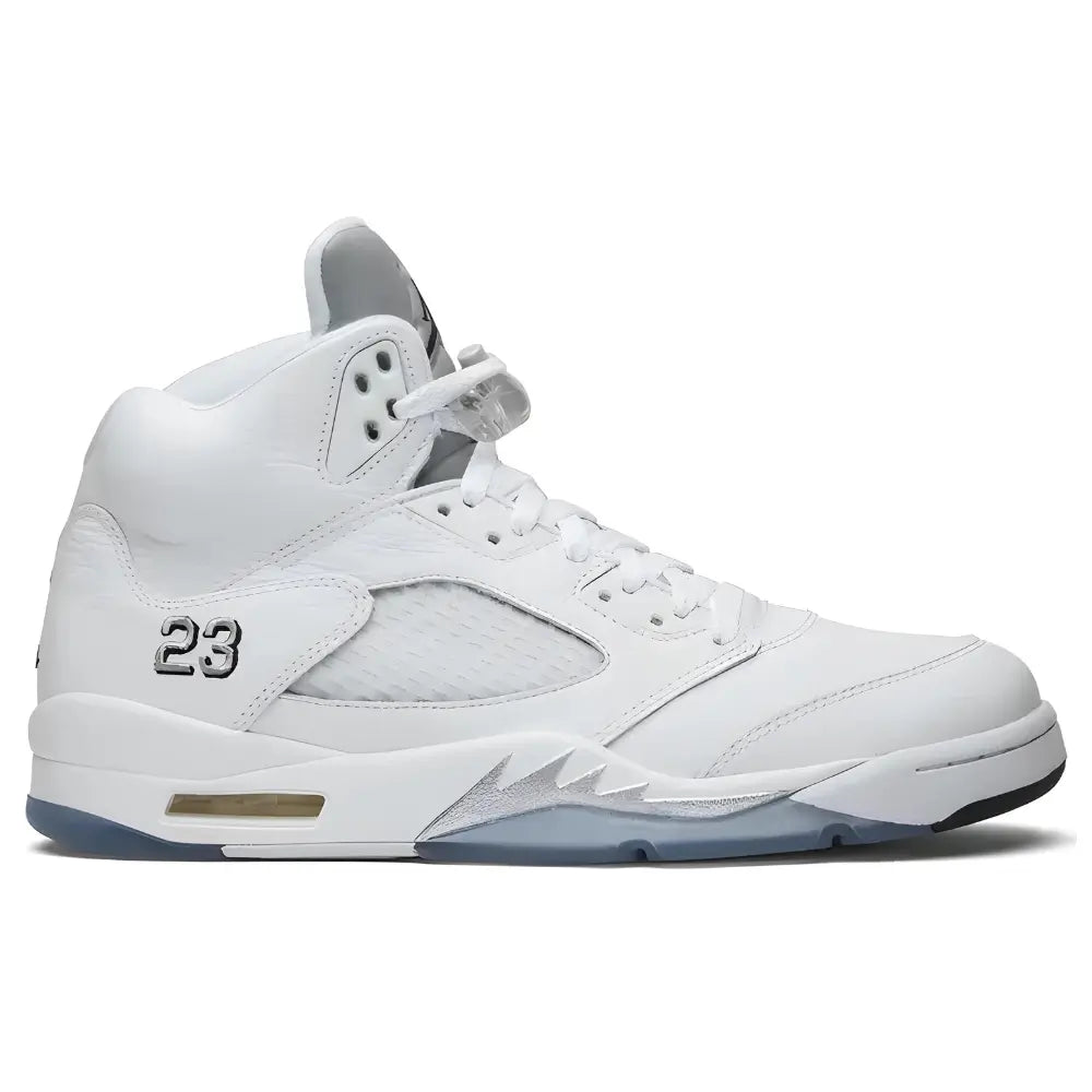 Jordan 5 Retro Metallic White 1