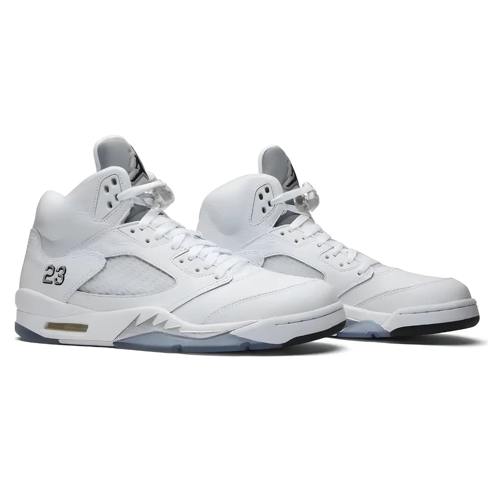 Jordan 5 Retro Metallic White 3