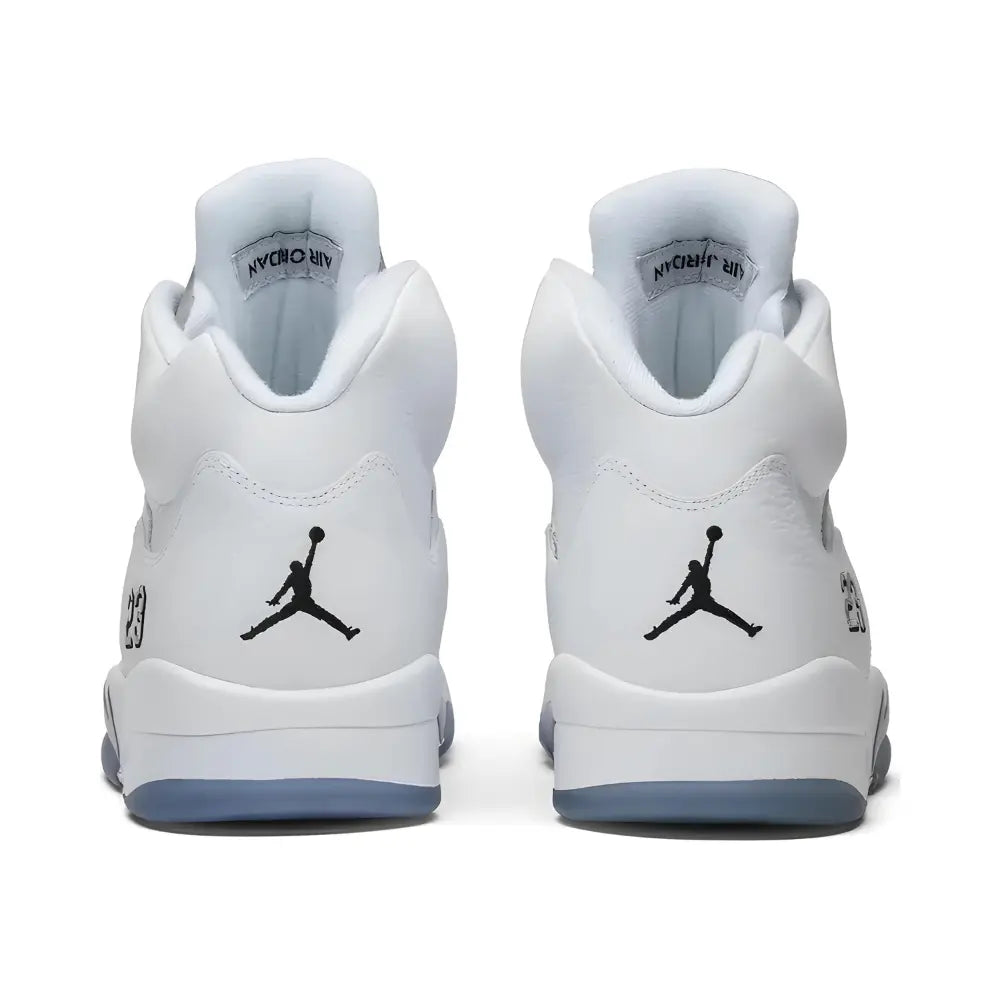 Jordan 5 Retro Metallic White 4