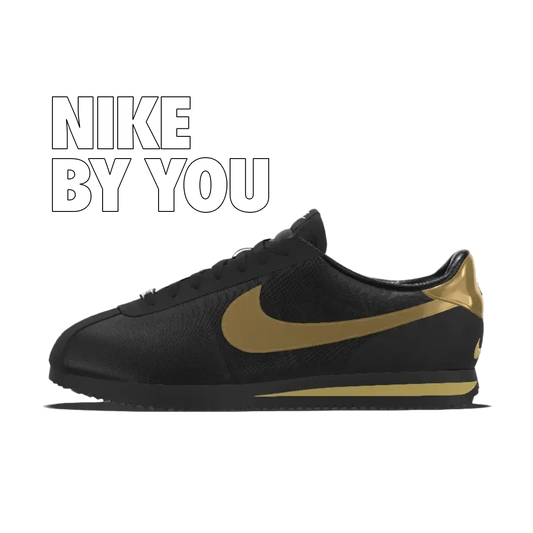 Nike Cortez By You Black And Gold NIKE