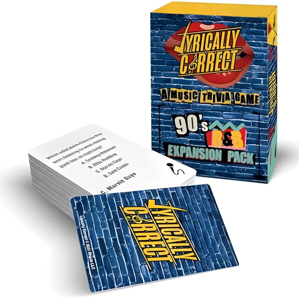 Lyrically Correct Music Trivia Game 90s R&B Expansion Pack 2