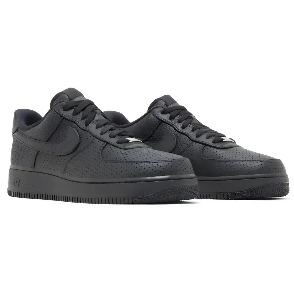 Nike Air Force 1 Low SP Triple Black Perforated 3