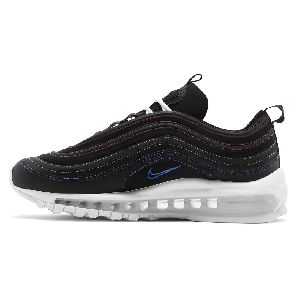 Nike Air Max 97 Black Rainbow StitchingNike Air Max 97 Black Rainbow Stitching 2