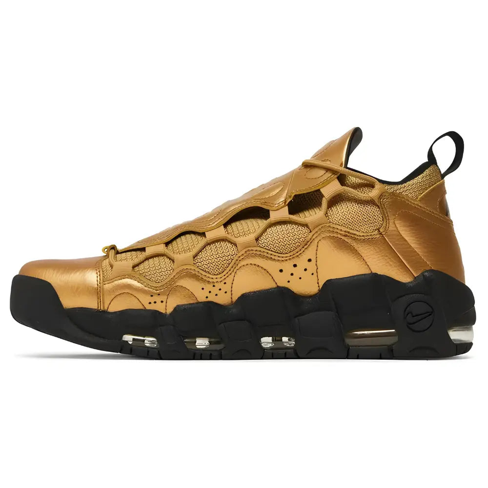 Nike Air More Money Metallic Gold Black 2