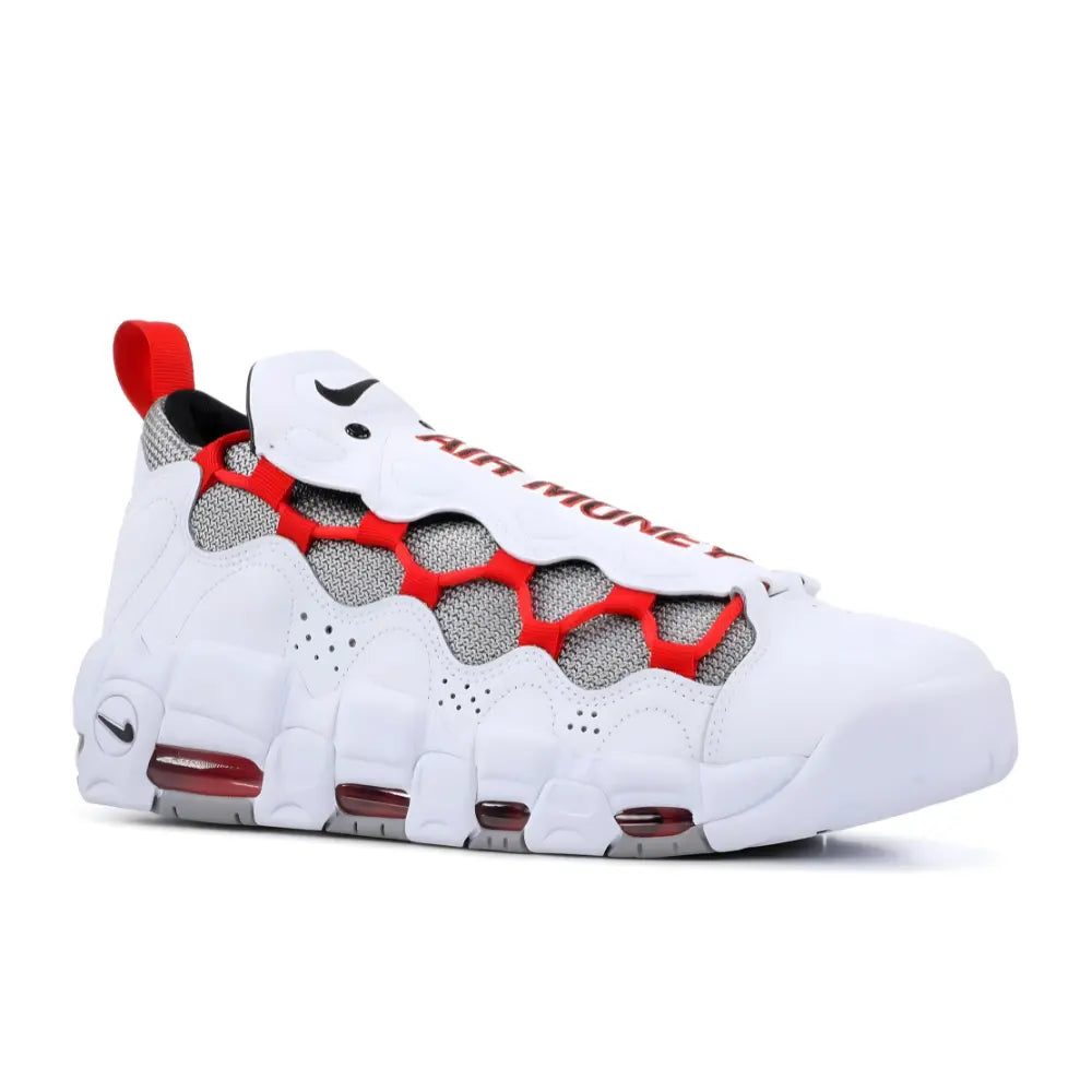 Nike Air More Money White Habenero Red Atmosphere Grey NIKE