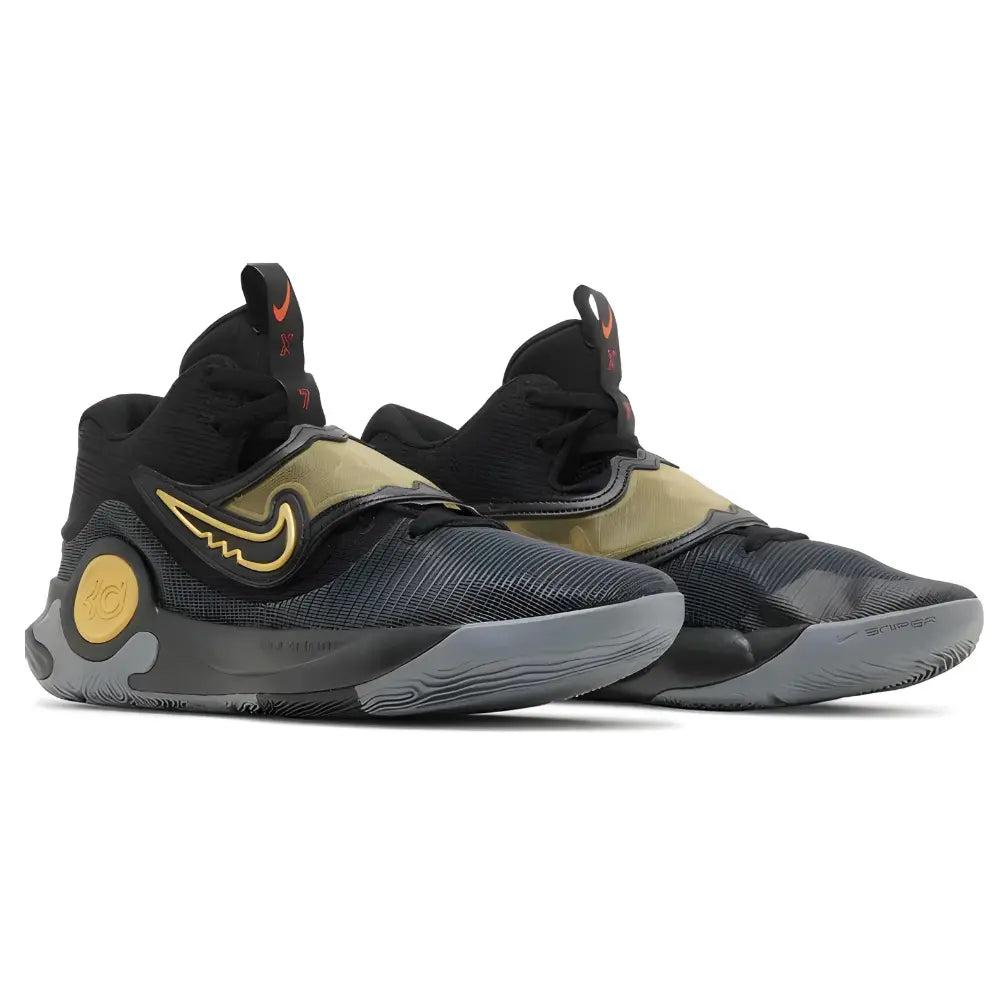 Nike KD Trey 5 X Black Metallic Gold Green NIKE