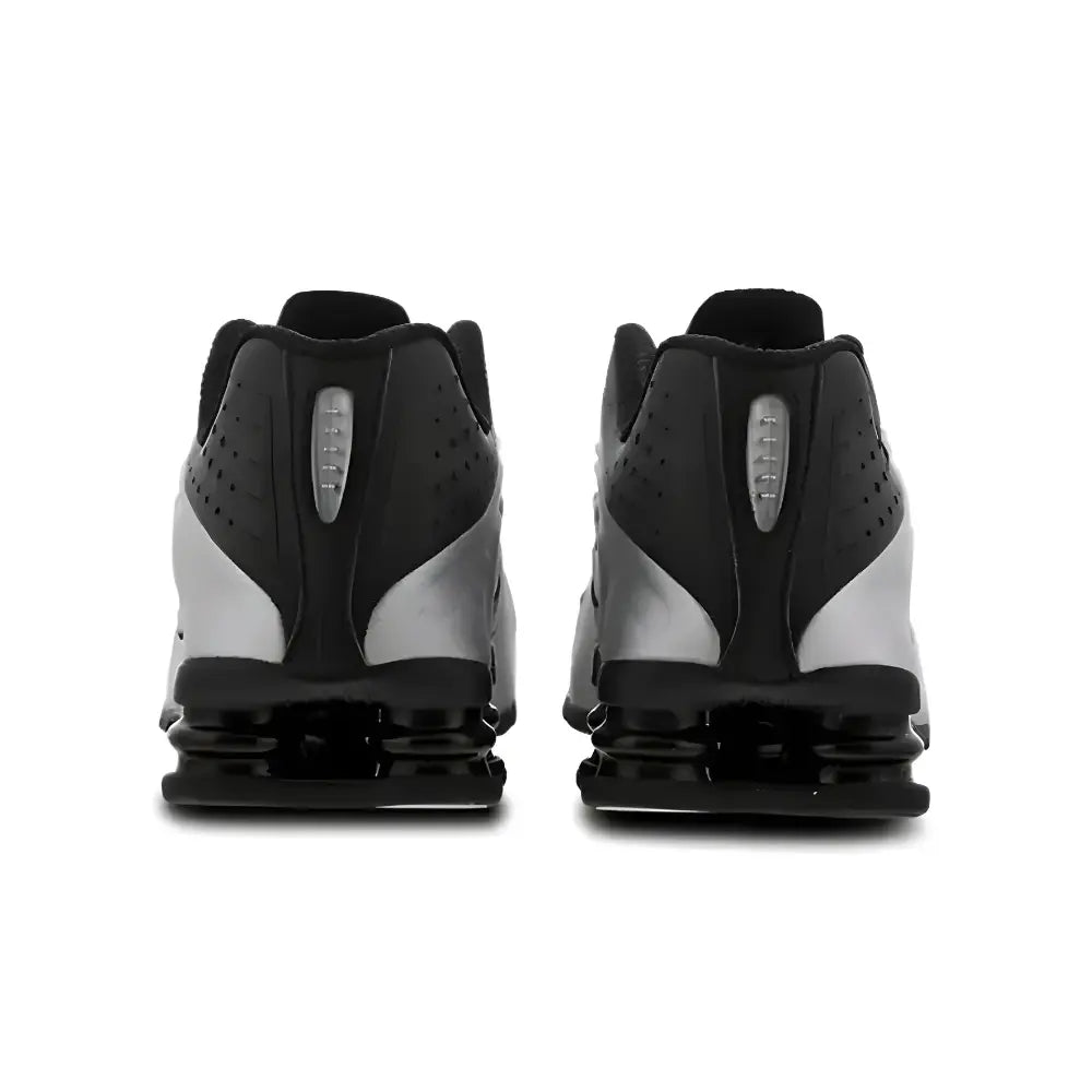 Nike Shox R4 Black Metallic Silver NIKE