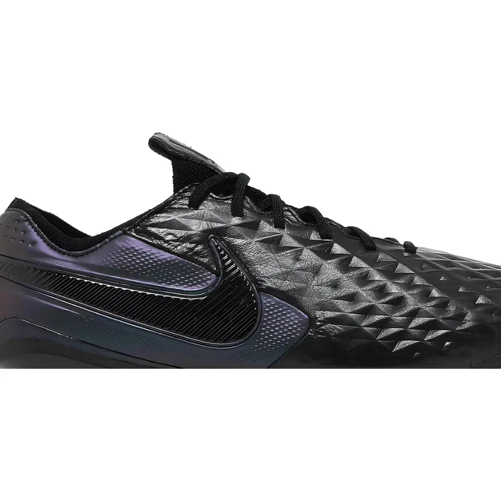 Nike Tiempo Legend 8 Elite FG Kinetic Black - Closeup of Side