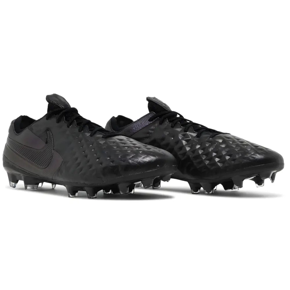 Nike Tiempo Legend 8 Elite FG Kinetic Black - Angled Side View