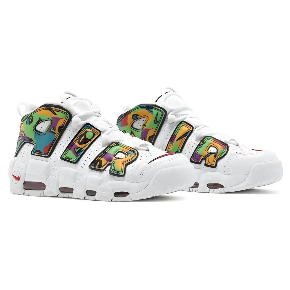 Nike Uptempo Peace, Love, Swoosh 3