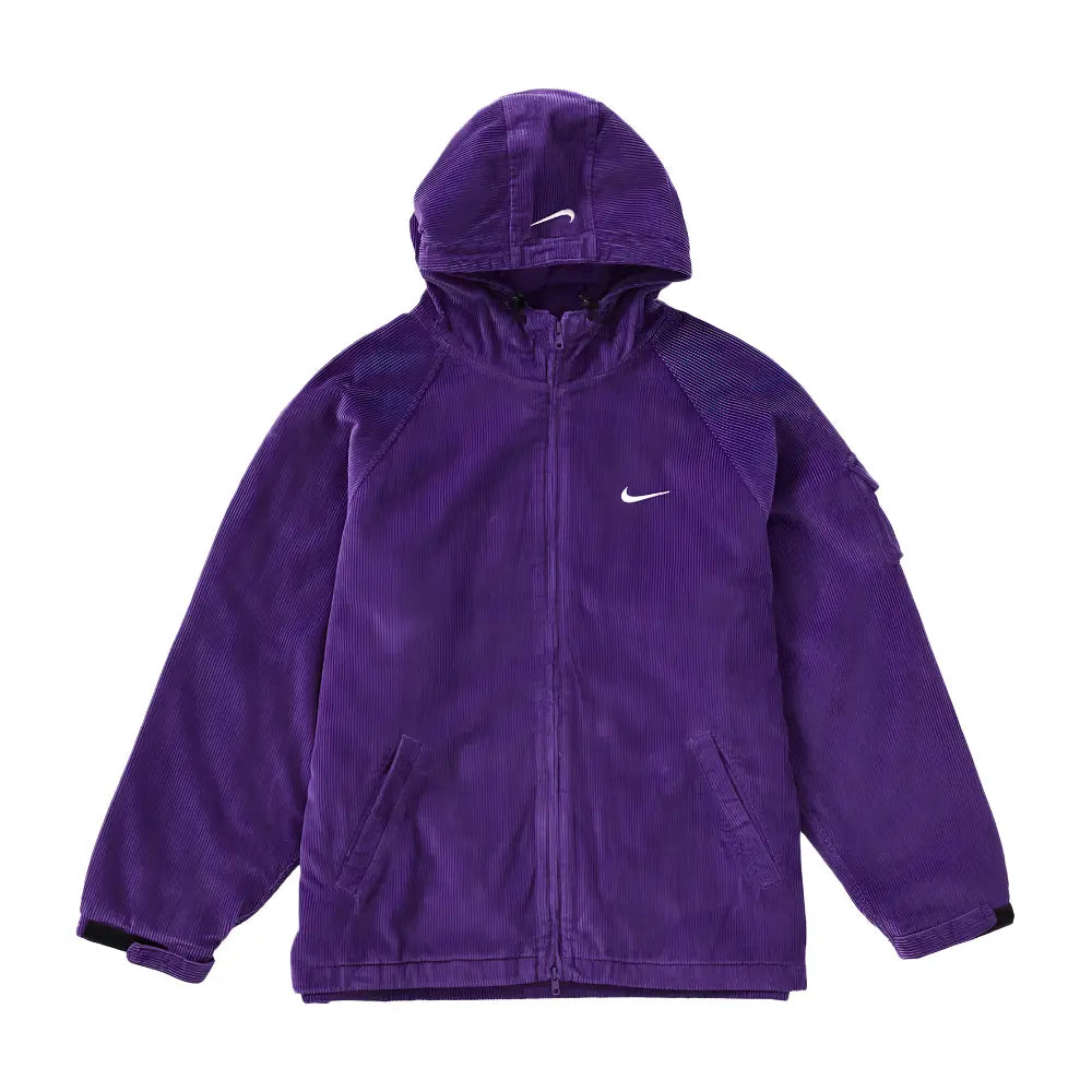 Nike X Supreme Arc Corduroy Hooded Jacket Purple 1