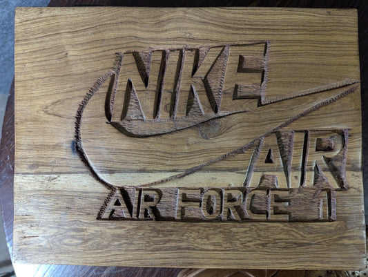 Nike Air Force 1 Wooden Handmade SFOS