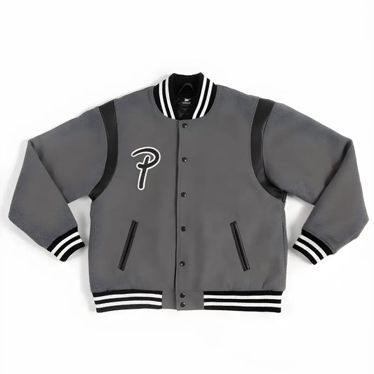 Patta Grey Varsity Jacket 1