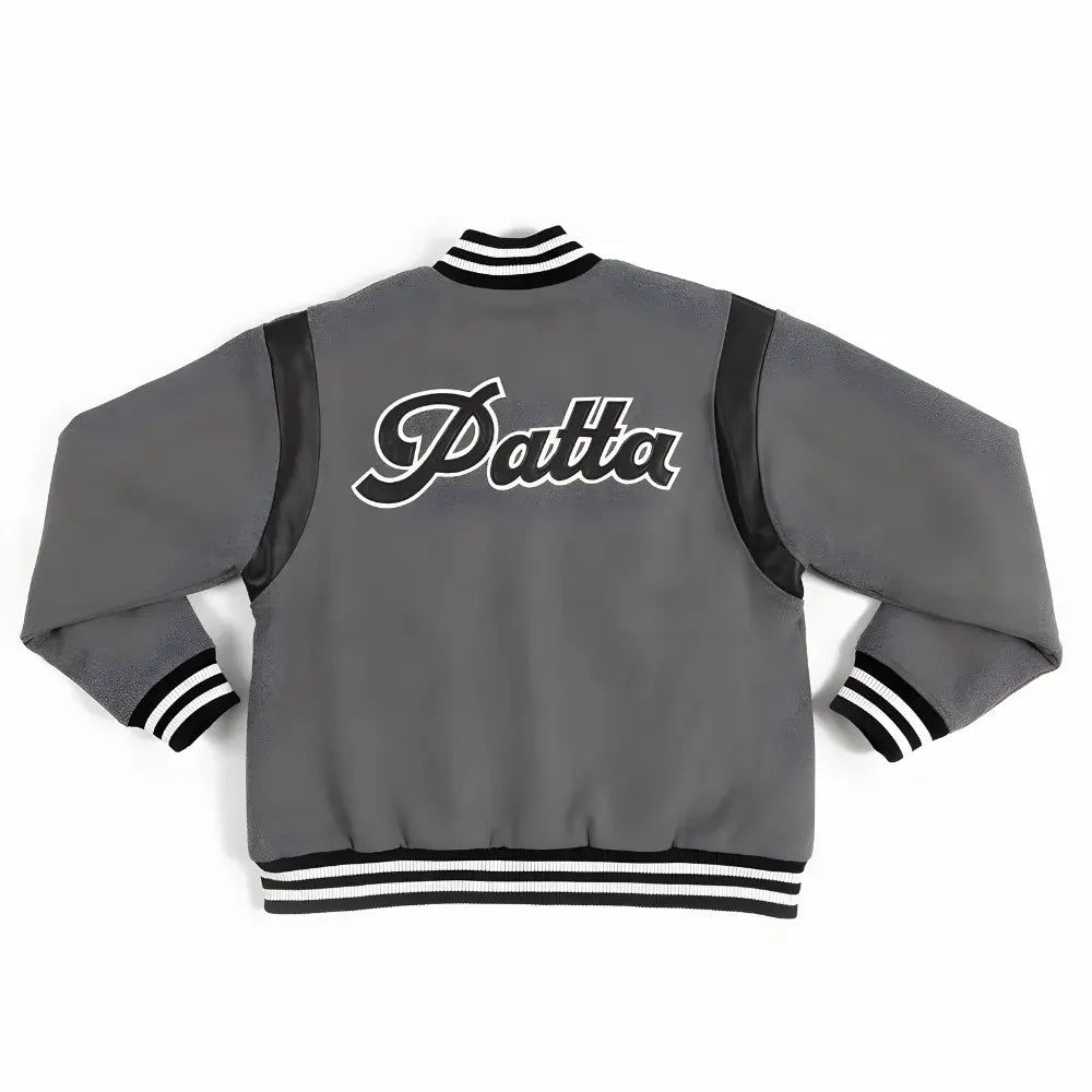 Patta Grey Varsity Jacket Patta