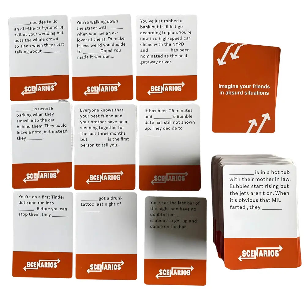 Scenarios Imagine Absurd Situations Card Games 2