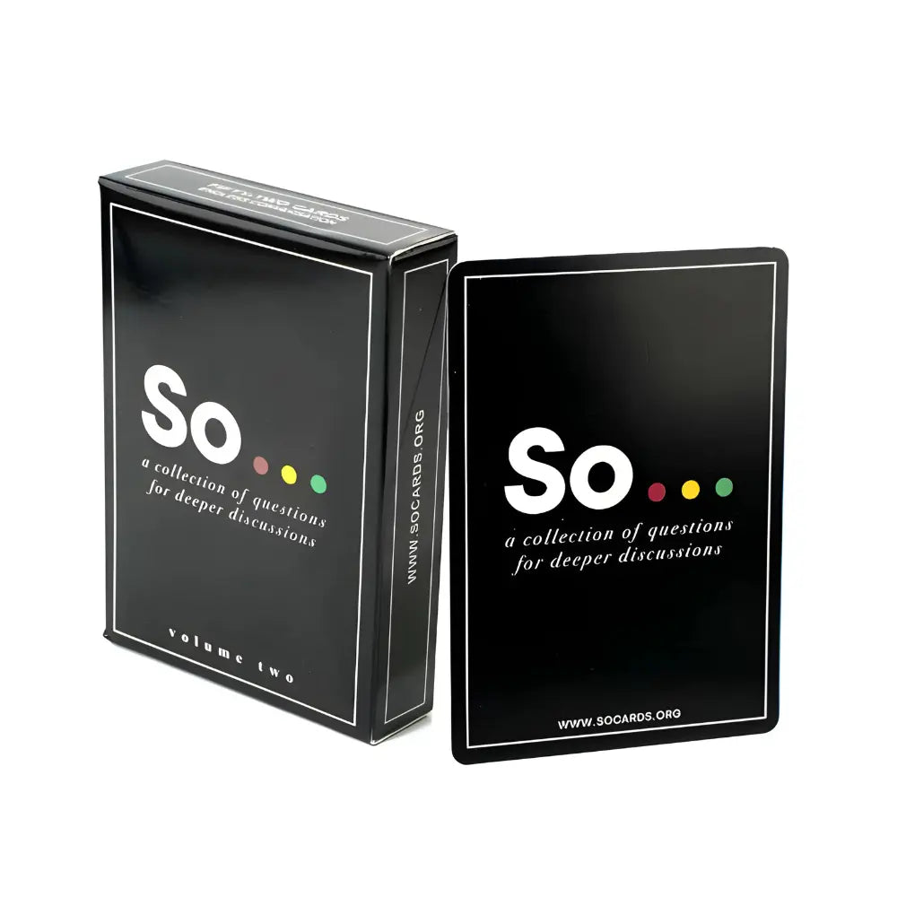 So Cards Questions Volume 2 For Deeper Conversations Sole Full Of Soul