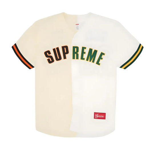 Supreme Don't Hate Baseball Jersey Natural 1