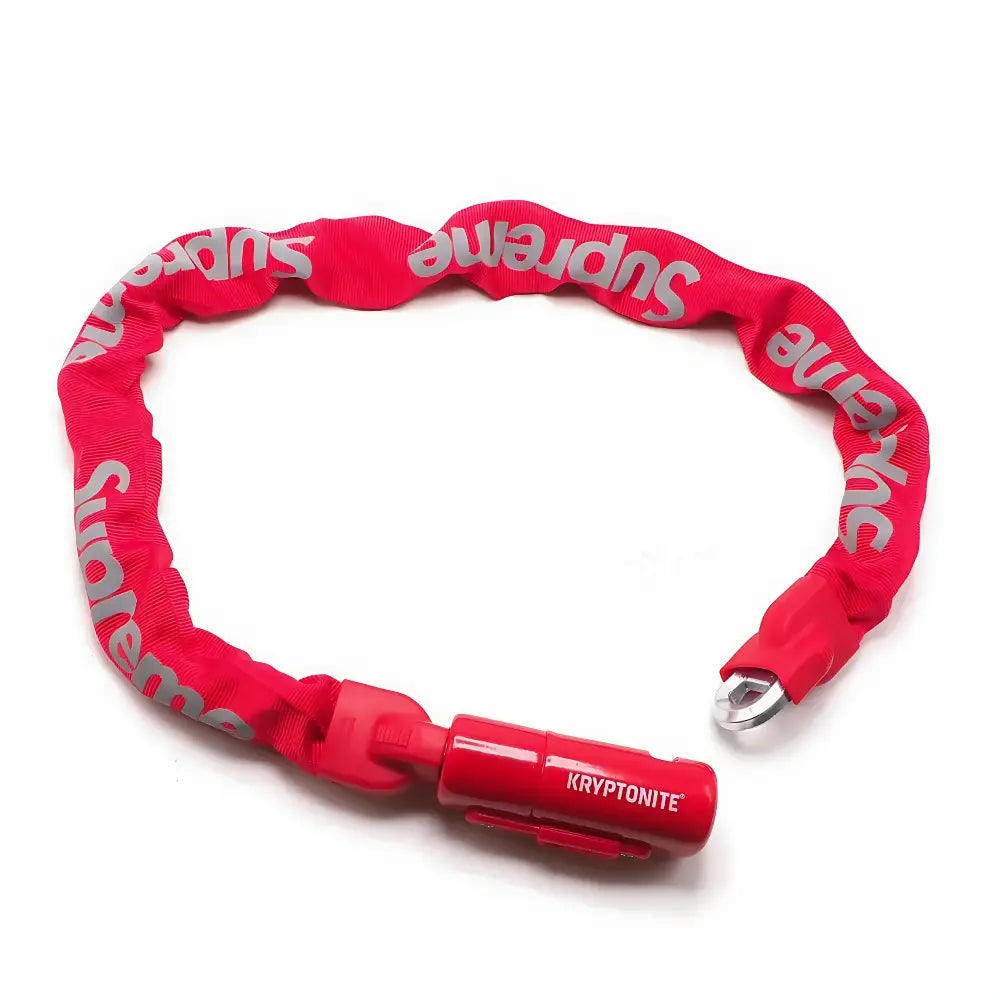 Supreme X Kryptonite Integrated Chain Lock Red Supreme