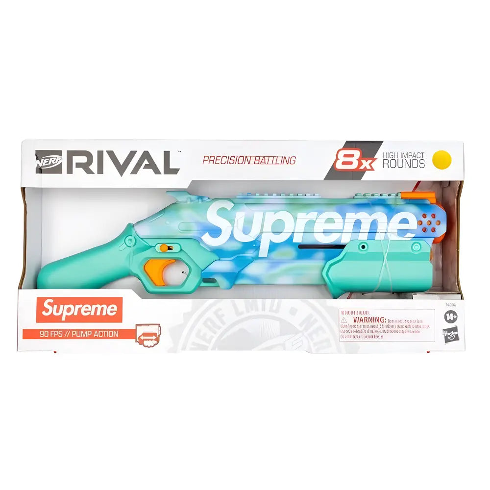 Supreme Nerf Rival Takedown Blaster Blue 1