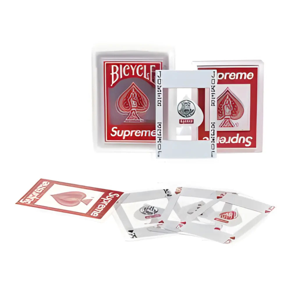 Supreme X Bicycle Clear Playing Cards 4