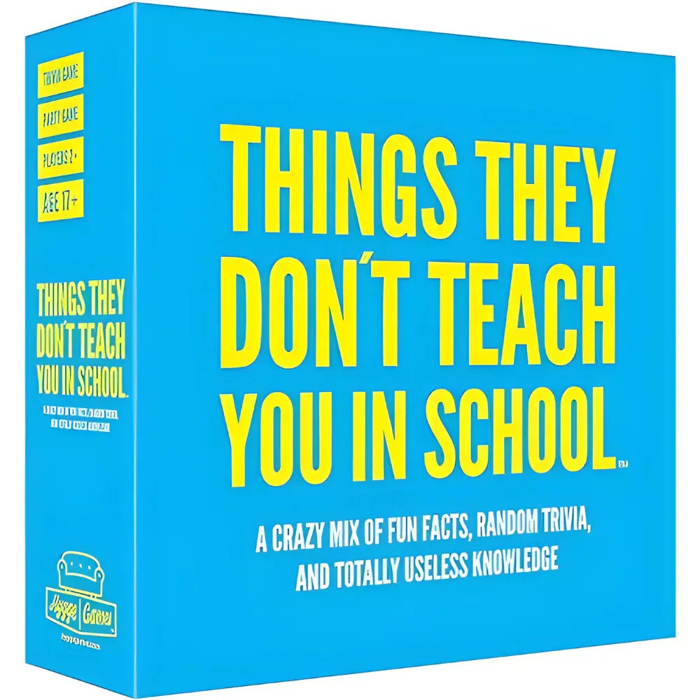 Things They Don't Teach You In School Trivia Game 1