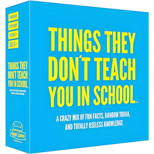 Things They Don't Teach You In School Trivia Game 1