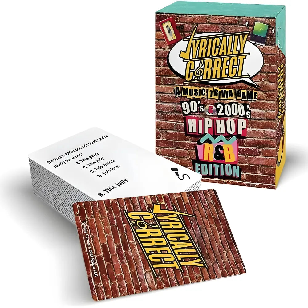 Typically Correct Music Trivia Game 90s & 2000s Hip Hop R&B Edition Sole Full Of Soul