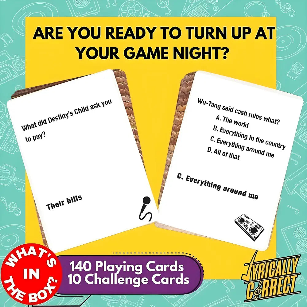 Typically Correct Music Trivia Game 90s & 2000s Hip Hop R&B Edition Sole Full Of Soul