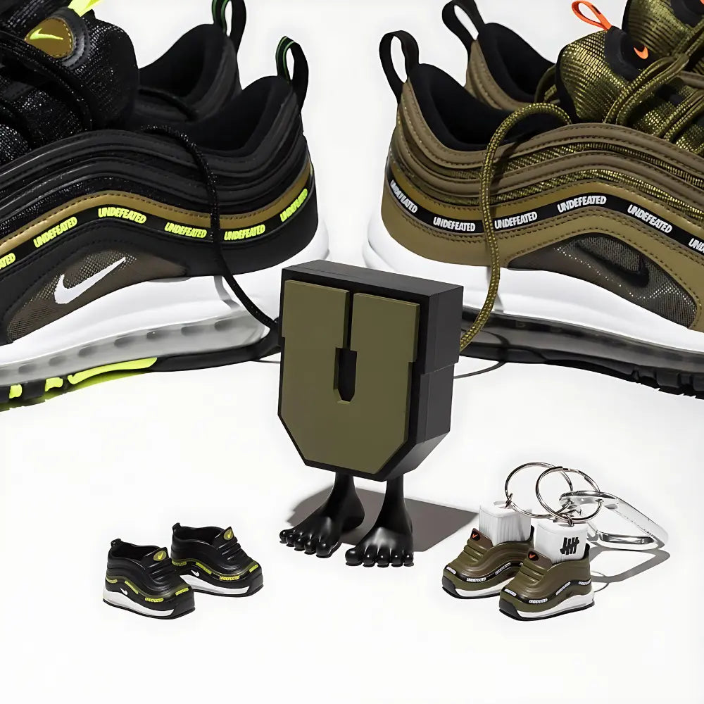 Undefeated Air Max 97 U-Man Kokies w/ Keychain Attachments Figure Sole Full Of Soul