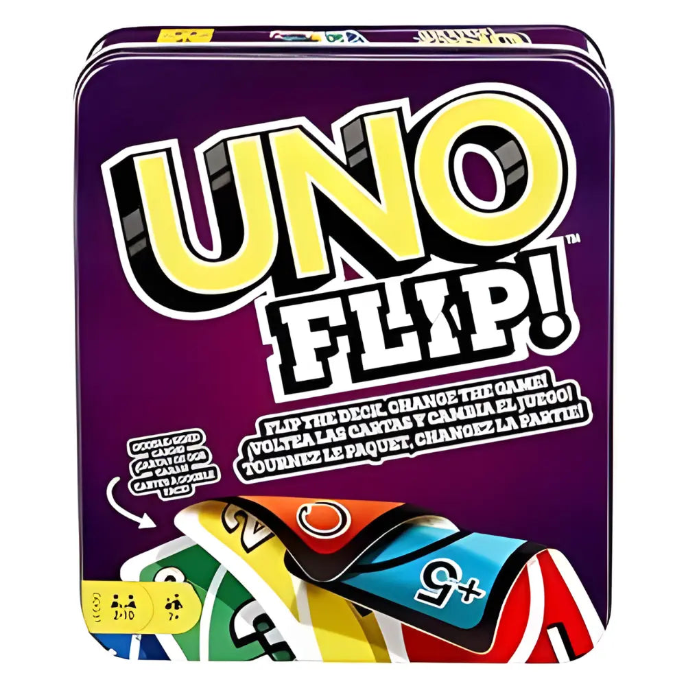 Uno Flip Card Game Tin Sole Full Of Soul