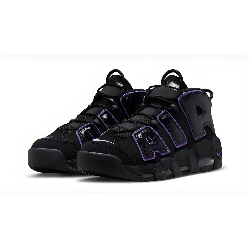 Nike Air More Uptempo Black Purple Action Grape - Main Image