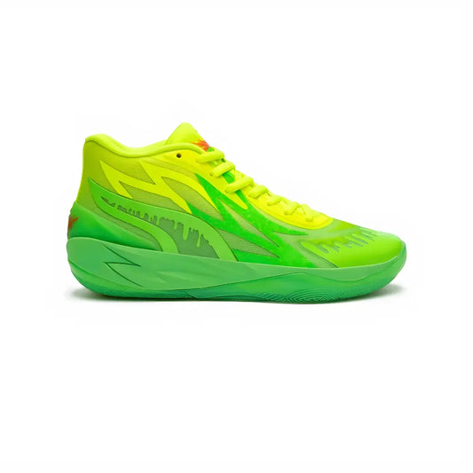 Puma Lamelo Ball Mb.02 Nickelodeon Slime in Fluro Green - Main Image