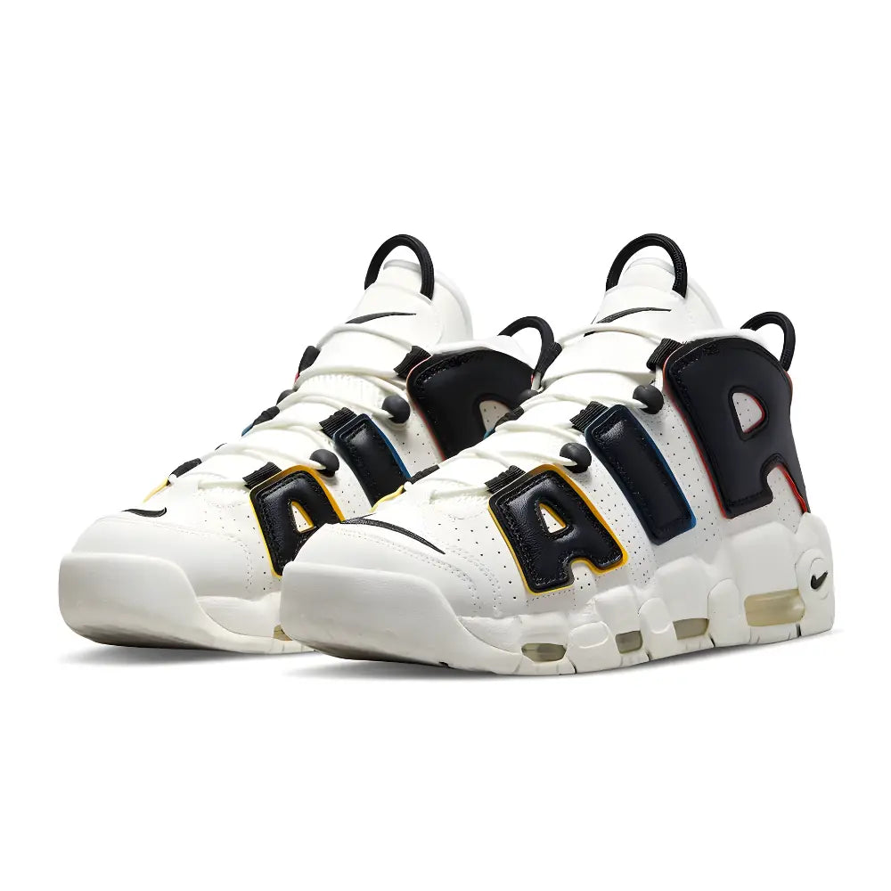 Nike Air More Uptempo 96 Trading Cards Primary Colours - Angled SIde Image