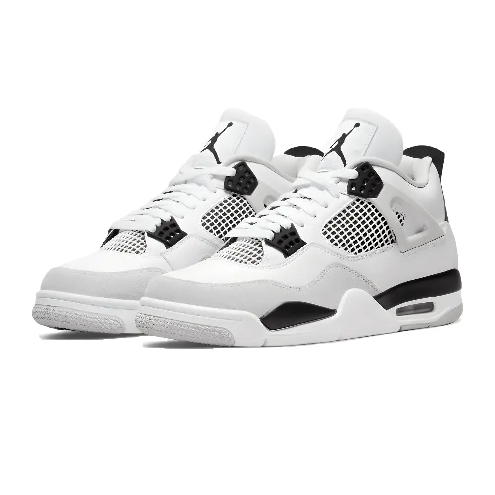 Jordan 4 Retro Military Black - Angled Side View