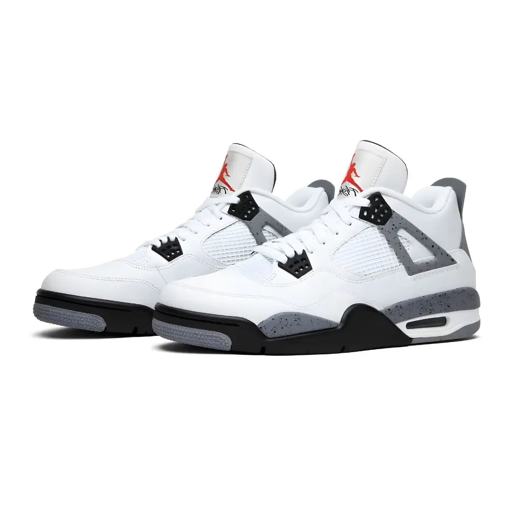 Jordan Sneakers 4 Retro White Cement 2012 - Front View