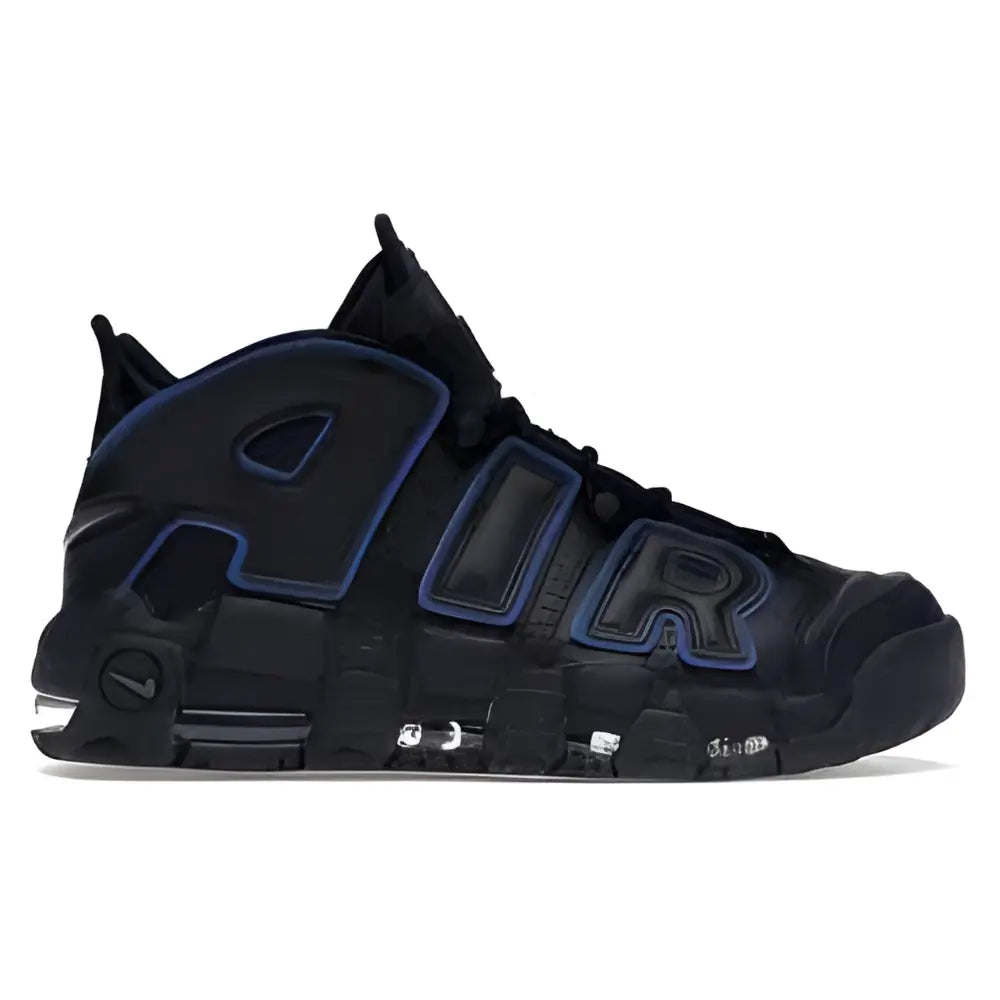 Nike Air More Uptempo 96 Black Game Royal Iron Grey - Main Image