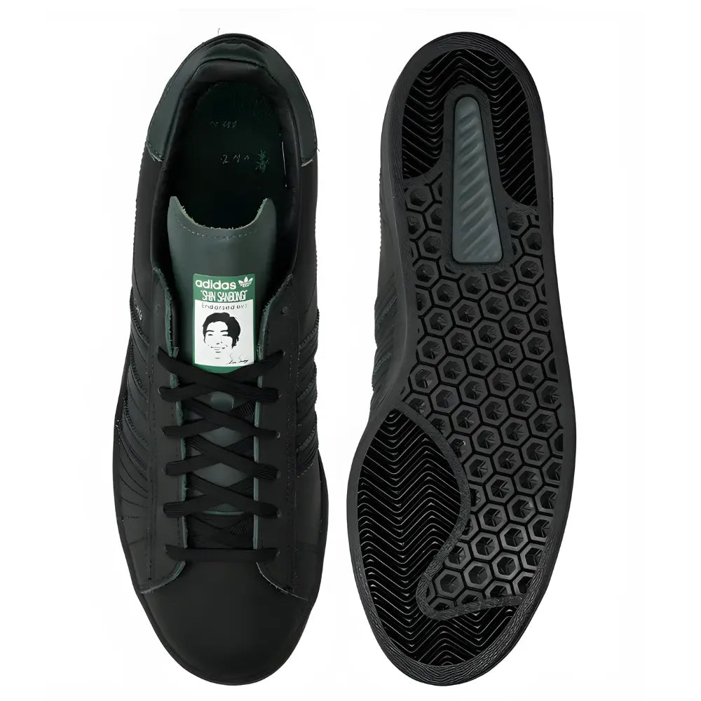 Adidas Campus Adv Shin Sanbongi Black - Top and Bottom View